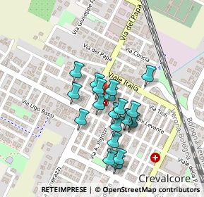 Mappa Via G. Lodi, 40014 Crevalcore BO, Italia (0.177)