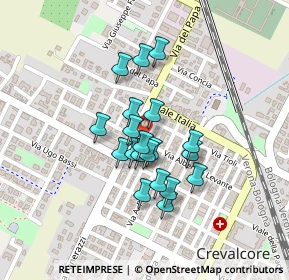 Mappa Via G. Lodi, 40014 Crevalcore BO, Italia (0.1595)