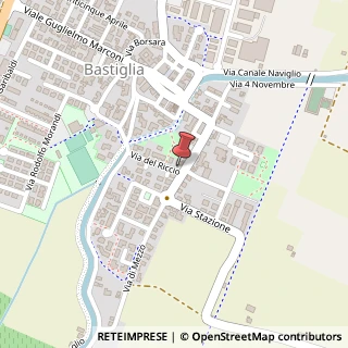 Mappa Via del Riccio, 1A, 41030 Bastiglia, Modena (Emilia Romagna)