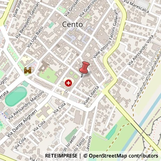 Mappa Via Giovanni Vicini, 5, 44042 Cento, Ferrara (Emilia Romagna)