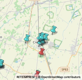 Mappa Via Signata, 40014 Crevalcore BO, Italia (5.3)