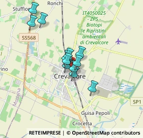 Mappa Via Signata, 40014 Crevalcore BO, Italia (1.24)