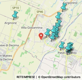 Mappa Via Arno, 44042 Cento FE, Italia (2.08294)