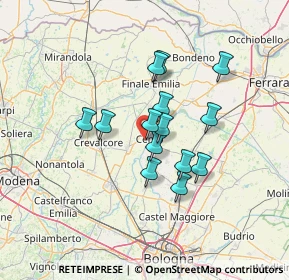 Mappa Via Arno, 44042 Cento FE, Italia (10.54429)