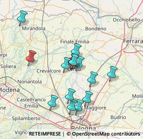 Mappa Via Arno, 44042 Cento FE, Italia (13.01643)