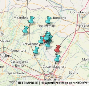 Mappa Via Arno, 44042 Cento FE, Italia (7.68308)