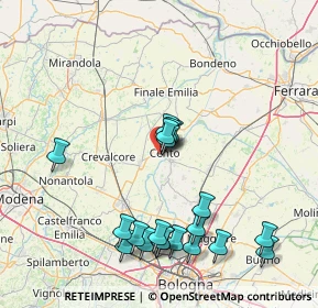 Mappa Via Arno, 44042 Cento FE, Italia (16.7855)