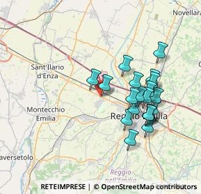 Mappa 42124 Cella RE, Italia (6.7775)