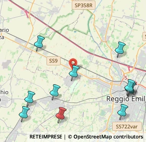 Mappa 42124 Cella RE, Italia (5.54636)