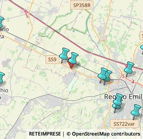 Mappa 42124 Cella RE, Italia (5.7)