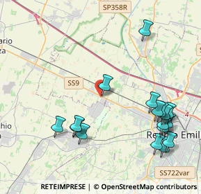 Mappa 42124 Cella RE, Italia (4.89706)