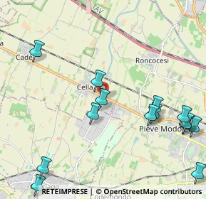 Mappa 42124 Cella RE, Italia (2.79533)