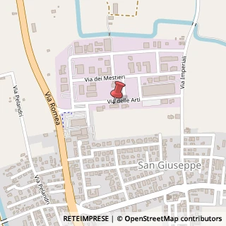 Mappa Via delle Arti, 16, 44022 Comacchio, Ferrara (Emilia Romagna)