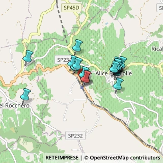 Mappa Reg. Stazione, 15010 Alice Bel Colle AL, Italia (0.73333)
