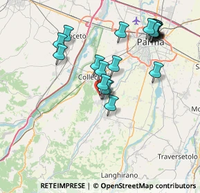 Mappa Strada Collecchio, 43038 Sala Baganza PR, Italia (7.594)