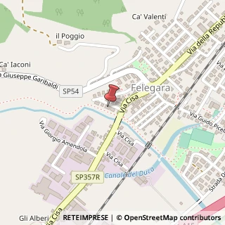 Mappa Via Maria Montessori, 7 43014, 43040 Felegara PR, Italia, 43040 Medesano, Parma (Emilia Romagna)
