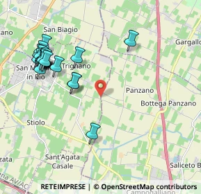 Mappa Via Canale dell'Erba, 42018 San Martino in Rio RE, Italia (2.348)