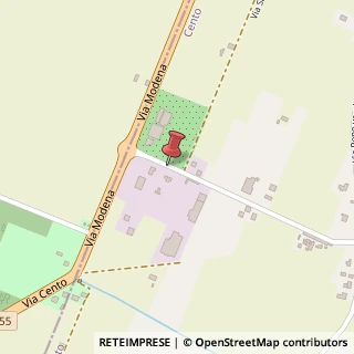 Mappa Via del Curato, 100, 44042 Cento, Ferrara (Emilia Romagna)