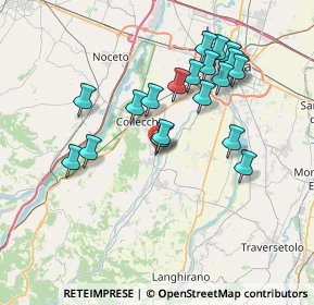 Mappa Via Sebastiano Galeotti, 43038 Sala Baganza PR, Italia (7.1005)