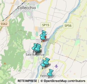 Mappa Via Sebastiano Galeotti, 43038 Sala Baganza PR, Italia (1.57727)