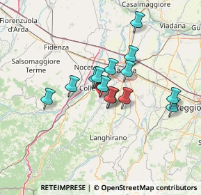 Mappa Via Provinciale, 43038 Sala Baganza PR, Italia (10.36071)