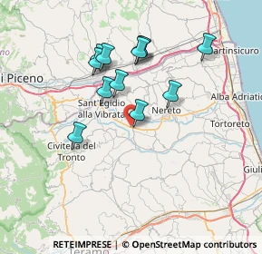 Mappa Via Ignazio Silone, 64027 Garrufo TE, Italia (6.6975)