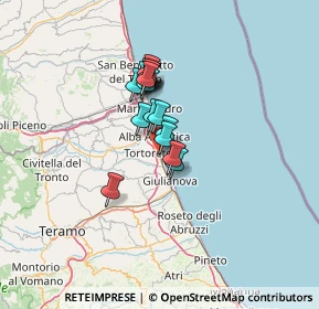 Mappa 64018 Tortoreto Lido TE, Italia (9.05)