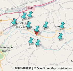 Mappa Via Oltre Salinello, 64010 Civitella del Tronto TE, Italia (3.43455)