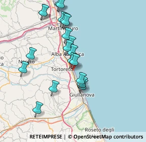 Mappa Via Giotto, 64018 Tortoreto TE, Italia (7.8355)