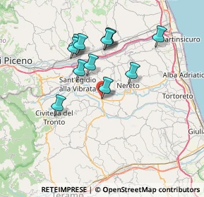 Mappa Via Nazionale, 64027 Garrufo TE, Italia (6.73)