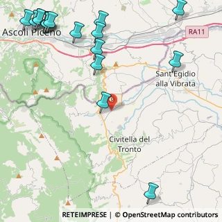 Mappa Viale Vibrata, 64010 Civitella del Tronto TE, Italia (6.97294)