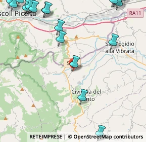 Mappa Viale Vibrata, 64010 Villa Lempa TE, Italia (7.08)