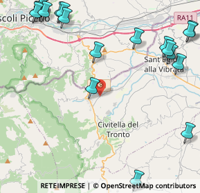 Mappa Viale Vibrata, 64010 Villa Lempa TE, Italia (6.66)