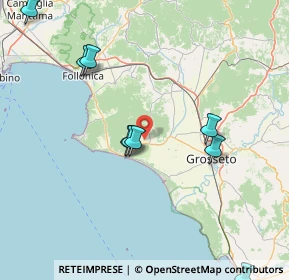 Mappa Vicinale della Botrona, 58043 Castiglione della Pescaia GR, Italia (25.75923)