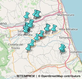 Mappa SS 259, 64027 Bivio Sant'Omero TE, Italia (6.422)