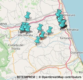 Mappa SS 259, 64027 Bivio Sant'Omero TE, Italia (7.537)