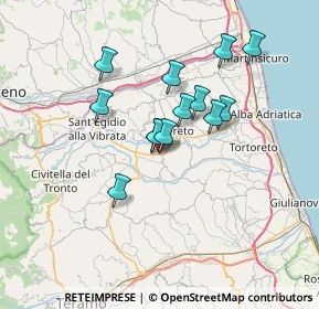 Mappa SS 259, 64027 Bivio Sant'Omero TE, Italia (5.74385)