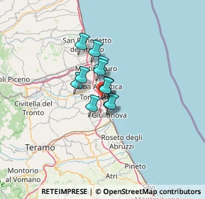 Mappa Via Nazionale Adriatica, 64018 Tortoreto Lido TE, Italia (6.89091)