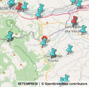 Mappa Zona Industriale Villa Lempa snc, 64010 Civitella del Tronto TE, Italia (6.462)