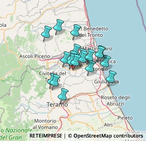 Mappa Garrufo, 64027 Nucleo Artigianale TE, Italia (9.39632)
