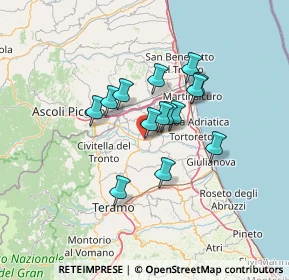 Mappa Garrufo, 64027 Nucleo Artigianale TE, Italia (10.08714)