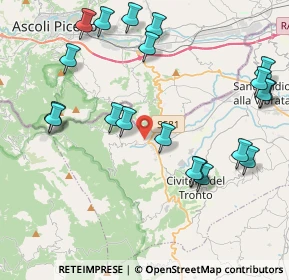 Mappa Via Mulino, 64010 Villa Lempa TE, Italia (4.983)