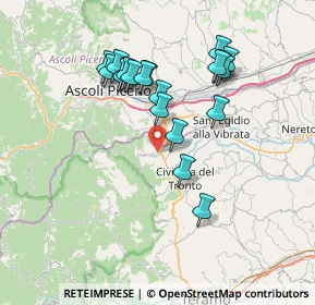 Mappa Via Mulino, 64010 Villa Lempa TE, Italia (7.0675)