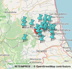 Mappa Via Mulino, 64010 Villa Lempa TE, Italia (9.9605)