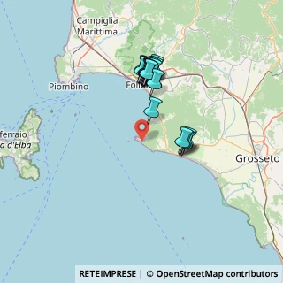 Mappa Via del Fornino, 58043 Castiglione della Pescaia GR, Italia (12.8815)