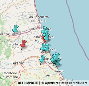 Mappa Via Antonio Canova, 64018 Tortoreto TE, Italia (12.55)