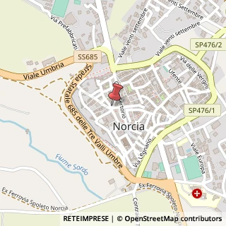 Mappa Via Foscolo, 36, 06046 Norcia, Perugia (Umbria)