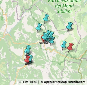 Mappa Via Bandiera, 06046 Norcia PG, Italia (6.736)