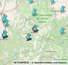 Mappa Via Bandiera, 06046 Norcia PG, Italia (20.6845)