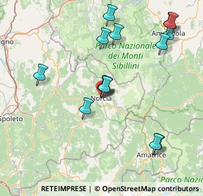 Mappa Via Bandiera, 06046 Norcia PG, Italia (17.34357)